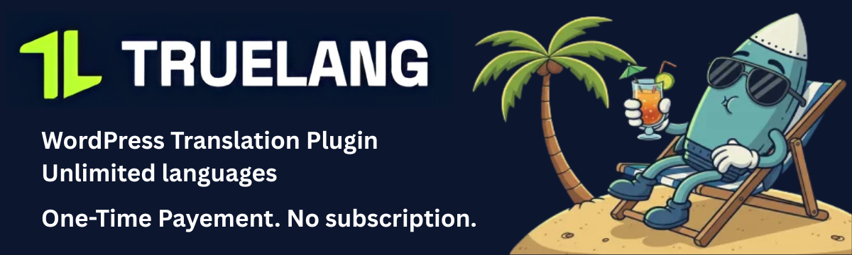 WordPress Translation Plugin Truelang
